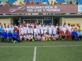 Juan Arango, César “Maestrico” González y Renny Vega Junto a Empresas Polar