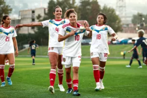 Oriana Altuve marcó contra Tailandia - Fotos FVf